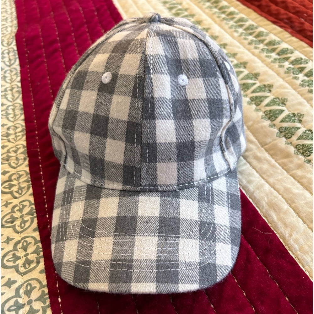 Buffalo plaid hat